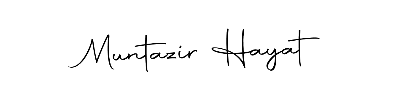 Make a beautiful signature design for name Muntazir Hayat. Use this online signature maker to create a handwritten signature for free. Muntazir Hayat signature style 10 images and pictures png