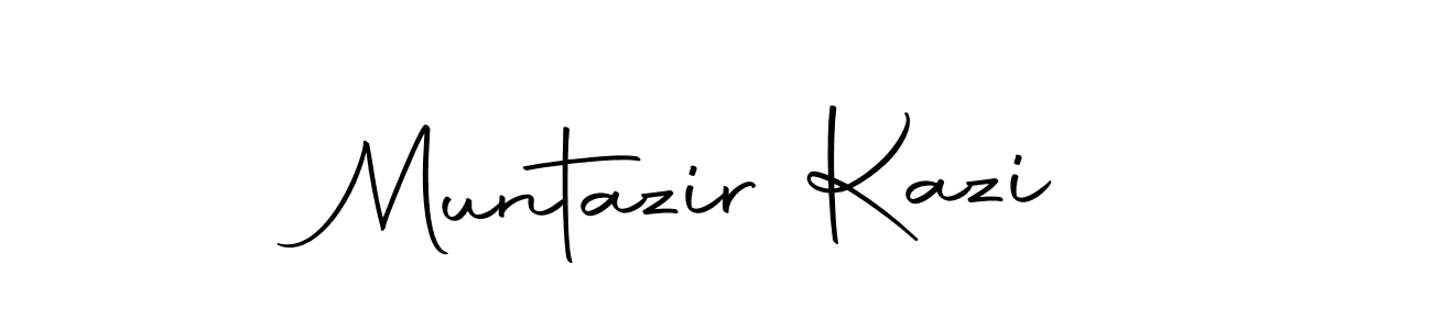 Design your own signature with our free online signature maker. With this signature software, you can create a handwritten (Autography-DOLnW) signature for name Muntazir Kazi. Muntazir Kazi signature style 10 images and pictures png