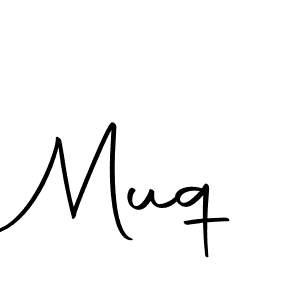 Design your own signature with our free online signature maker. With this signature software, you can create a handwritten (Autography-DOLnW) signature for name Muq. Muq signature style 10 images and pictures png