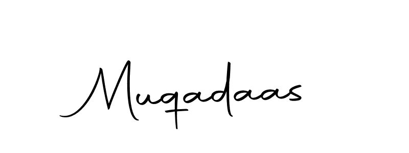 Design your own signature with our free online signature maker. With this signature software, you can create a handwritten (Autography-DOLnW) signature for name Muqadaas. Muqadaas signature style 10 images and pictures png