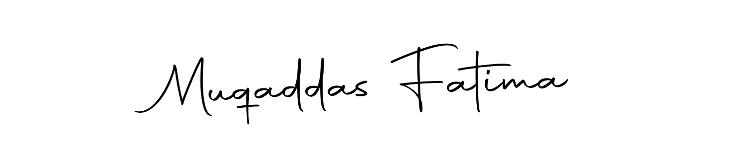 Use a signature maker to create a handwritten signature online. With this signature software, you can design (Autography-DOLnW) your own signature for name Muqaddas Fatima. Muqaddas Fatima signature style 10 images and pictures png