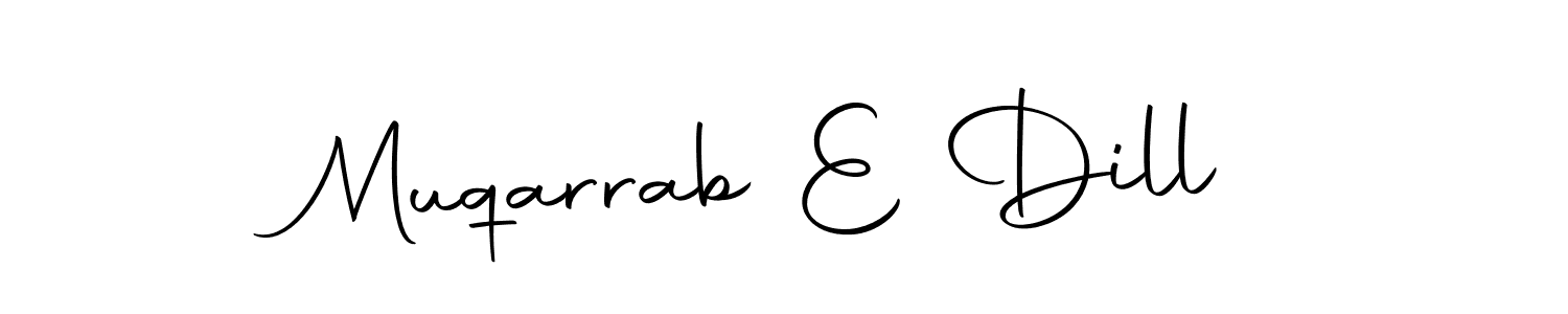 Make a beautiful signature design for name Muqarrab E Dill. Use this online signature maker to create a handwritten signature for free. Muqarrab E Dill signature style 10 images and pictures png