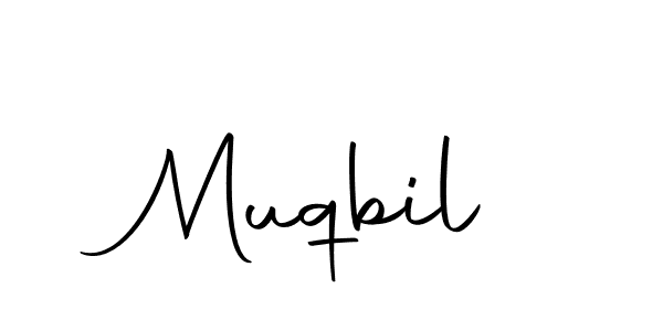 Use a signature maker to create a handwritten signature online. With this signature software, you can design (Autography-DOLnW) your own signature for name Muqbil. Muqbil signature style 10 images and pictures png