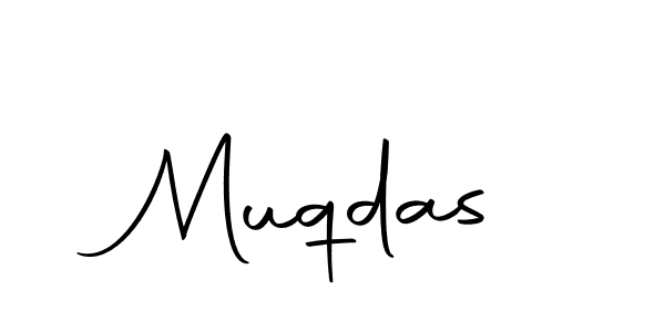 The best way (Autography-DOLnW) to make a short signature is to pick only two or three words in your name. The name Muqdas include a total of six letters. For converting this name. Muqdas signature style 10 images and pictures png