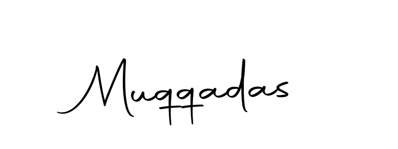 Make a beautiful signature design for name Muqqadas. With this signature (Autography-DOLnW) style, you can create a handwritten signature for free. Muqqadas signature style 10 images and pictures png