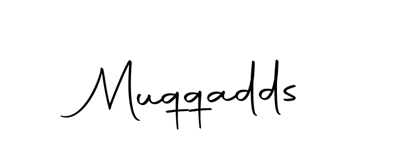 Make a beautiful signature design for name Muqqadds. Use this online signature maker to create a handwritten signature for free. Muqqadds signature style 10 images and pictures png