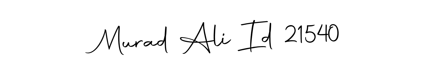 Also we have Murad Ali Id 21540 name is the best signature style. Create professional handwritten signature collection using Autography-DOLnW autograph style. Murad Ali Id 21540 signature style 10 images and pictures png