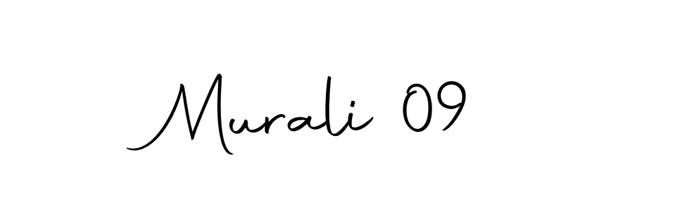Make a beautiful signature design for name Murali 09 . Use this online signature maker to create a handwritten signature for free. Murali 09  signature style 10 images and pictures png
