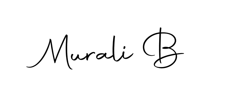 You should practise on your own different ways (Autography-DOLnW) to write your name (Murali B) in signature. don't let someone else do it for you. Murali B signature style 10 images and pictures png