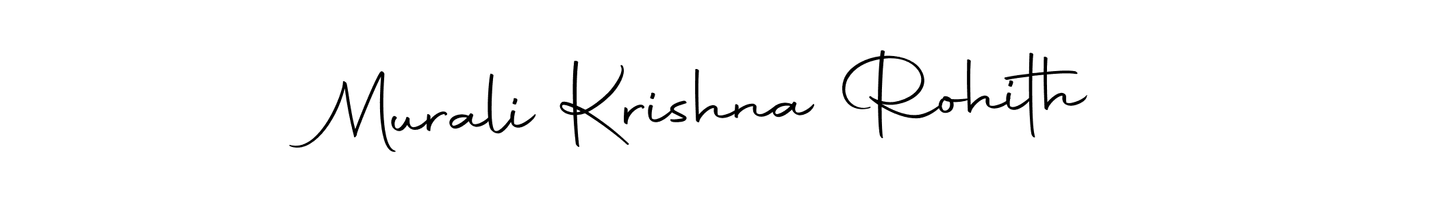 Make a beautiful signature design for name Murali Krishna Rohith. Use this online signature maker to create a handwritten signature for free. Murali Krishna Rohith signature style 10 images and pictures png