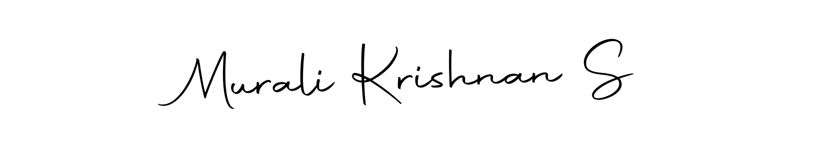 You can use this online signature creator to create a handwritten signature for the name Murali Krishnan S. This is the best online autograph maker. Murali Krishnan S signature style 10 images and pictures png