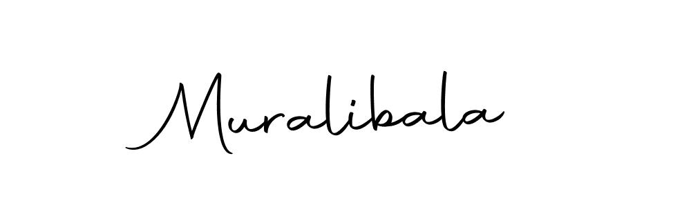You should practise on your own different ways (Autography-DOLnW) to write your name (Muralibala) in signature. don't let someone else do it for you. Muralibala signature style 10 images and pictures png
