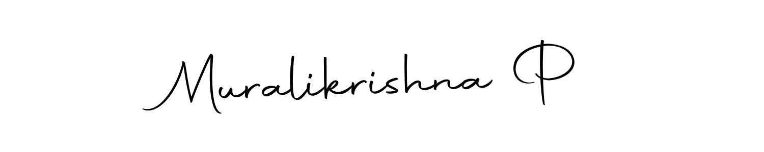Make a beautiful signature design for name Muralikrishna P. Use this online signature maker to create a handwritten signature for free. Muralikrishna P signature style 10 images and pictures png