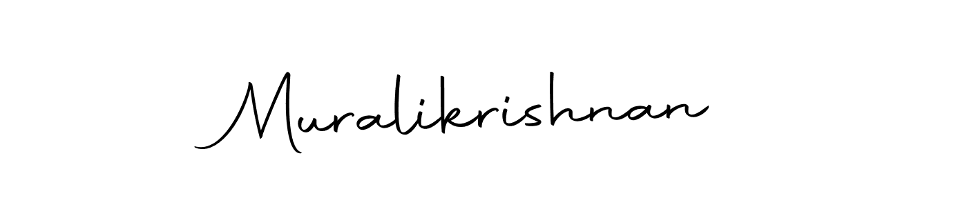 Make a beautiful signature design for name Muralikrishnan. With this signature (Autography-DOLnW) style, you can create a handwritten signature for free. Muralikrishnan signature style 10 images and pictures png