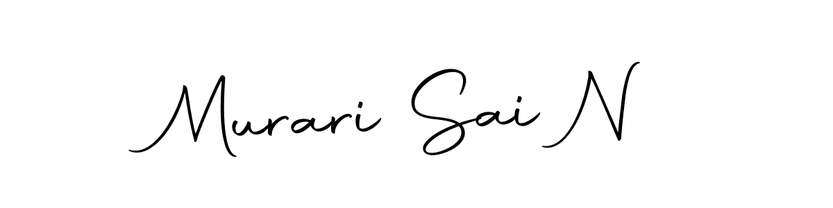 Make a beautiful signature design for name Murari Sai N. Use this online signature maker to create a handwritten signature for free. Murari Sai N signature style 10 images and pictures png