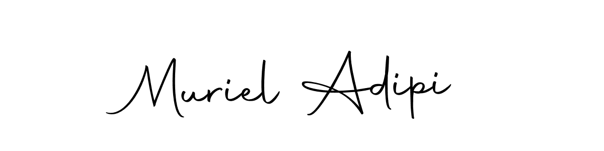 Here are the top 10 professional signature styles for the name Muriel Adipi. These are the best autograph styles you can use for your name. Muriel Adipi signature style 10 images and pictures png
