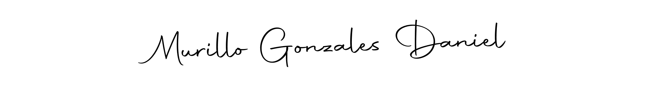 Use a signature maker to create a handwritten signature online. With this signature software, you can design (Autography-DOLnW) your own signature for name Murillo Gonzales Daniel. Murillo Gonzales Daniel signature style 10 images and pictures png