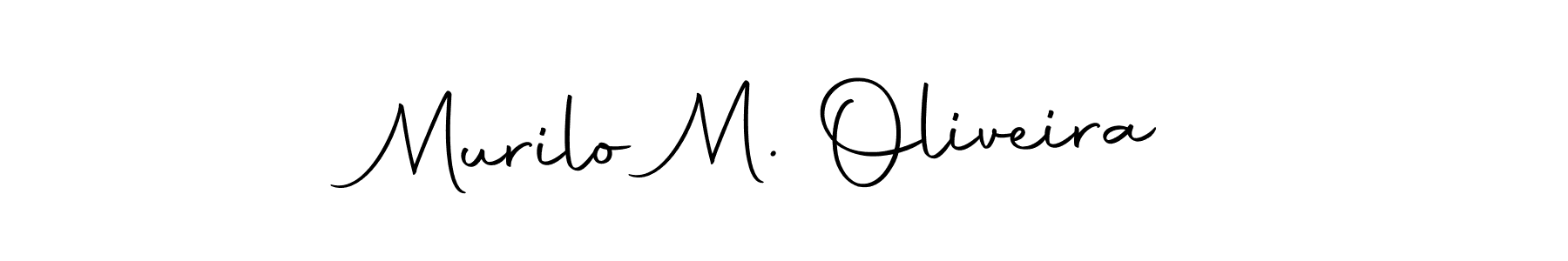 It looks lik you need a new signature style for name Murilo M. Oliveira. Design unique handwritten (Autography-DOLnW) signature with our free signature maker in just a few clicks. Murilo M. Oliveira signature style 10 images and pictures png
