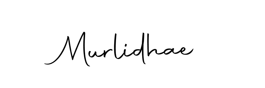 Murlidhae stylish signature style. Best Handwritten Sign (Autography-DOLnW) for my name. Handwritten Signature Collection Ideas for my name Murlidhae. Murlidhae signature style 10 images and pictures png