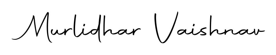 Looking for an artistic signature for Murlidhar Vaishnav? The Autography-DOLnW calligraphy style gives a sophisticated flow suitable for business cards and emails. Murlidhar Vaishnav signature style 10 images and pictures png