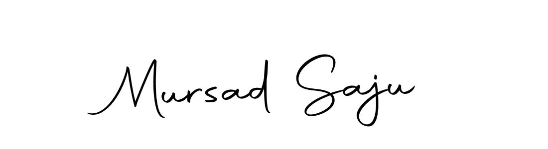 if you are searching for the best signature style for your name Mursad Saju. so please give up your signature search. here we have designed multiple signature styles  using Autography-DOLnW. Mursad Saju signature style 10 images and pictures png