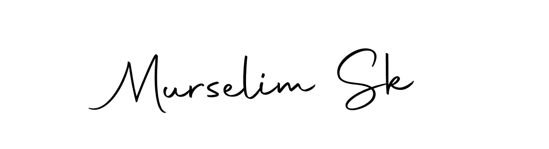 Design your own signature with our free online signature maker. With this signature software, you can create a handwritten (Autography-DOLnW) signature for name Murselim Sk. Murselim Sk signature style 10 images and pictures png