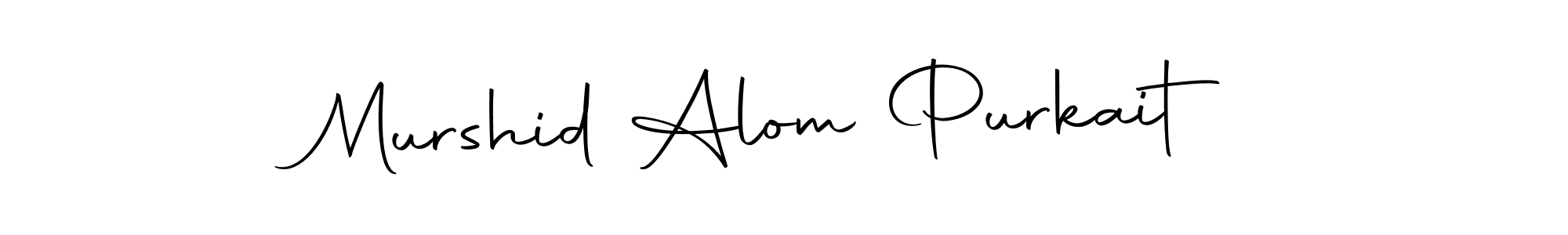 The best way (Autography-DOLnW) to make a short signature is to pick only two or three words in your name. The name Murshid Alom Purkait include a total of six letters. For converting this name. Murshid Alom Purkait signature style 10 images and pictures png