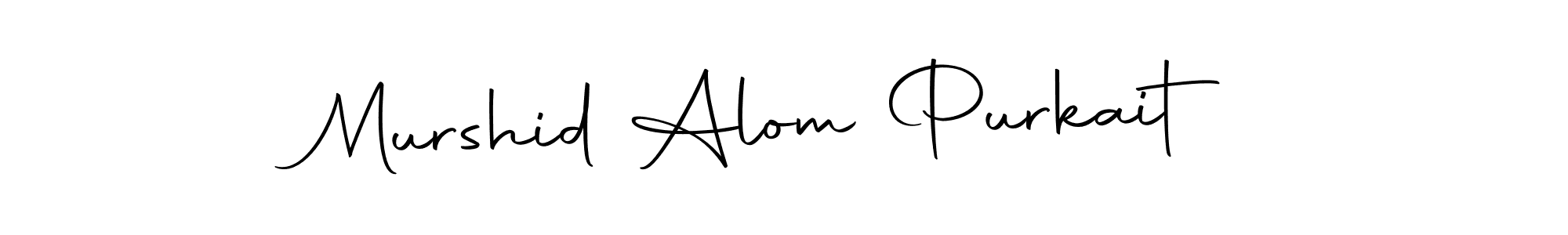 Design your own signature with our free online signature maker. With this signature software, you can create a handwritten (Autography-DOLnW) signature for name Murshid Alom Purkait. Murshid Alom Purkait signature style 10 images and pictures png