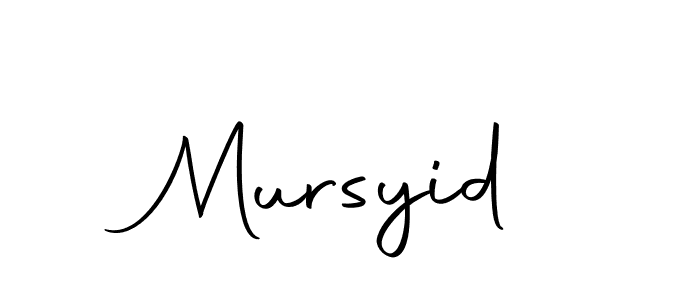 Mursyid stylish signature style. Best Handwritten Sign (Autography-DOLnW) for my name. Handwritten Signature Collection Ideas for my name Mursyid. Mursyid signature style 10 images and pictures png