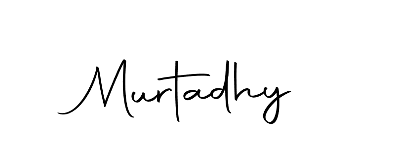 Murtadhy stylish signature style. Best Handwritten Sign (Autography-DOLnW) for my name. Handwritten Signature Collection Ideas for my name Murtadhy. Murtadhy signature style 10 images and pictures png