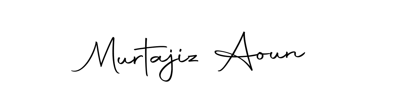 Once you've used our free online signature maker to create your best signature Autography-DOLnW style, it's time to enjoy all of the benefits that Murtajiz Aoun name signing documents. Murtajiz Aoun signature style 10 images and pictures png