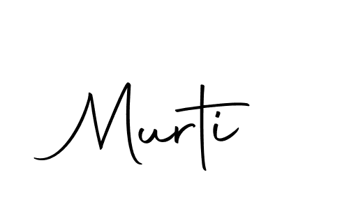 Design your own signature with our free online signature maker. With this signature software, you can create a handwritten (Autography-DOLnW) signature for name Murti. Murti signature style 10 images and pictures png