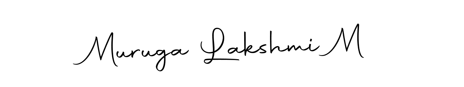 It looks lik you need a new signature style for name Muruga Lakshmi M. Design unique handwritten (Autography-DOLnW) signature with our free signature maker in just a few clicks. Muruga Lakshmi M signature style 10 images and pictures png