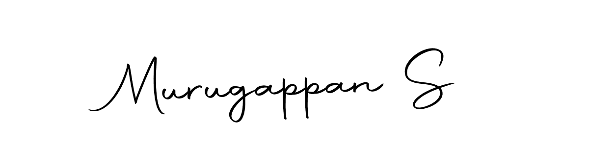 Design your own signature with our free online signature maker. With this signature software, you can create a handwritten (Autography-DOLnW) signature for name Murugappan S. Murugappan S signature style 10 images and pictures png