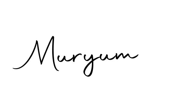 The best way (Autography-DOLnW) to make a short signature is to pick only two or three words in your name. The name Muryum include a total of six letters. For converting this name. Muryum signature style 10 images and pictures png