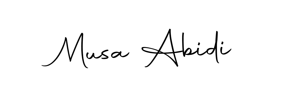 Make a short Musa Abidi signature style. Manage your documents anywhere anytime using Autography-DOLnW. Create and add eSignatures, submit forms, share and send files easily. Musa Abidi signature style 10 images and pictures png