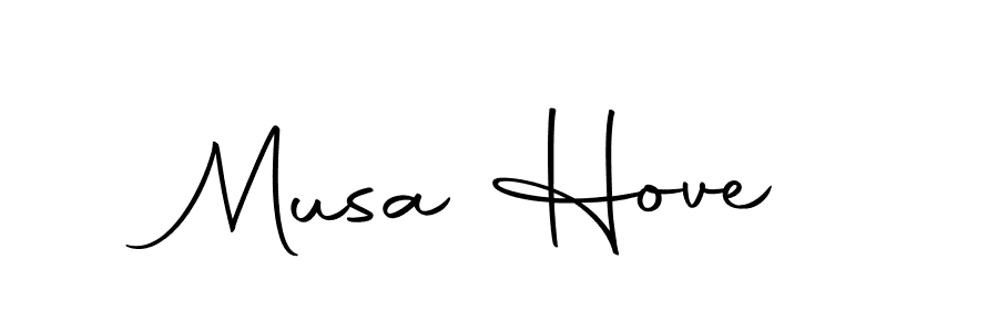 Design your own signature with our free online signature maker. With this signature software, you can create a handwritten (Autography-DOLnW) signature for name Musa Hove. Musa Hove signature style 10 images and pictures png