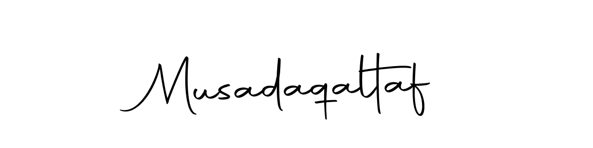 Design your own signature with our free online signature maker. With this signature software, you can create a handwritten (Autography-DOLnW) signature for name Musadaqaltaf. Musadaqaltaf signature style 10 images and pictures png