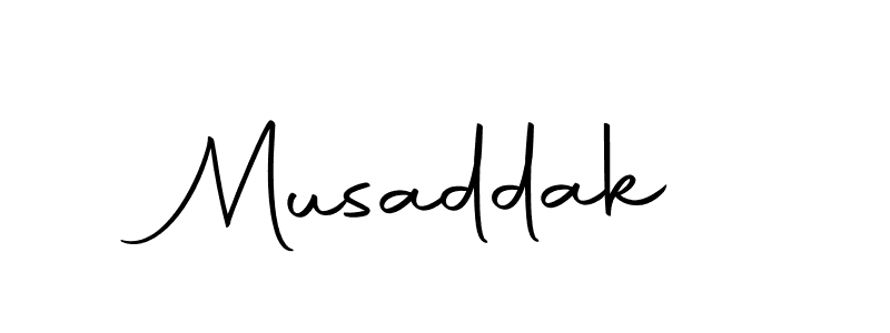 How to make Musaddak name signature. Use Autography-DOLnW style for creating short signs online. This is the latest handwritten sign. Musaddak signature style 10 images and pictures png