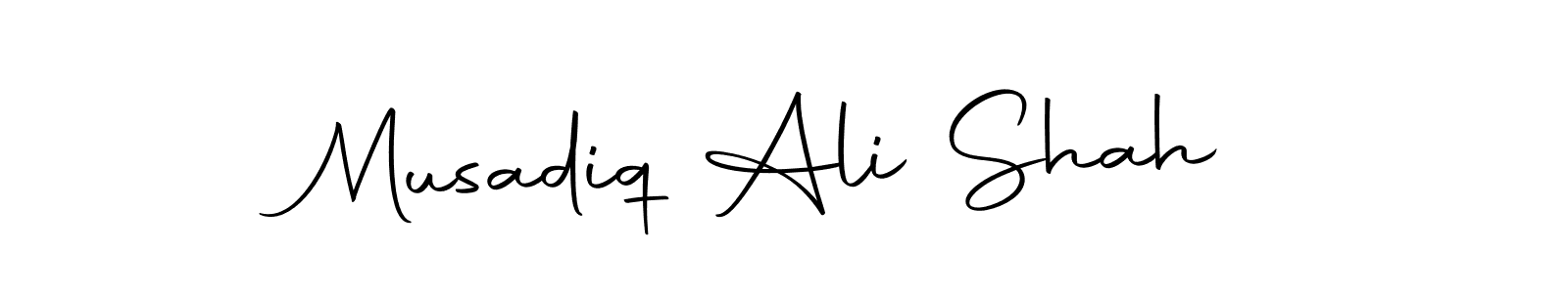 Design your own signature with our free online signature maker. With this signature software, you can create a handwritten (Autography-DOLnW) signature for name Musadiq Ali Shah. Musadiq Ali Shah signature style 10 images and pictures png