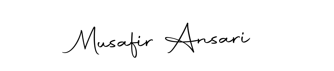 Autography-DOLnW is a professional signature style that is perfect for those who want to add a touch of class to their signature. It is also a great choice for those who want to make their signature more unique. Get Musafir Ansari name to fancy signature for free. Musafir Ansari signature style 10 images and pictures png