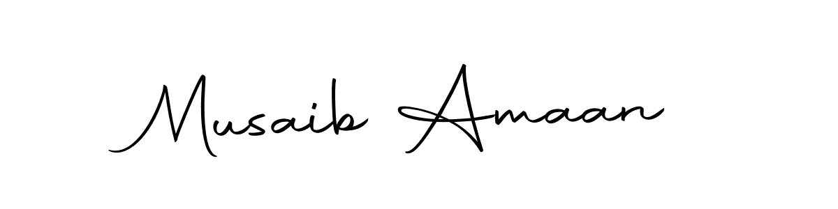 Musaib Amaan stylish signature style. Best Handwritten Sign (Autography-DOLnW) for my name. Handwritten Signature Collection Ideas for my name Musaib Amaan. Musaib Amaan signature style 10 images and pictures png