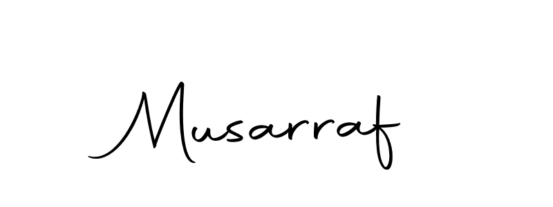 Musarraf stylish signature style. Best Handwritten Sign (Autography-DOLnW) for my name. Handwritten Signature Collection Ideas for my name Musarraf. Musarraf signature style 10 images and pictures png
