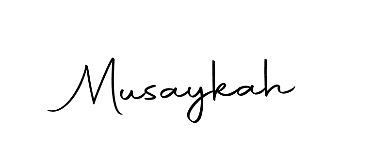 Musaykah stylish signature style. Best Handwritten Sign (Autography-DOLnW) for my name. Handwritten Signature Collection Ideas for my name Musaykah. Musaykah signature style 10 images and pictures png