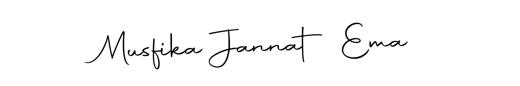 Create a beautiful signature design for name Musfika Jannat Ema. With this signature (Autography-DOLnW) fonts, you can make a handwritten signature for free. Musfika Jannat Ema signature style 10 images and pictures png