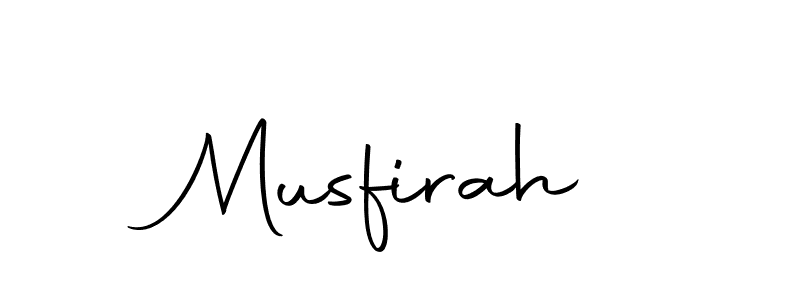 Use a signature maker to create a handwritten signature online. With this signature software, you can design (Autography-DOLnW) your own signature for name Musfirah. Musfirah signature style 10 images and pictures png