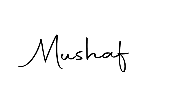 Design your own signature with our free online signature maker. With this signature software, you can create a handwritten (Autography-DOLnW) signature for name Mushaf. Mushaf signature style 10 images and pictures png