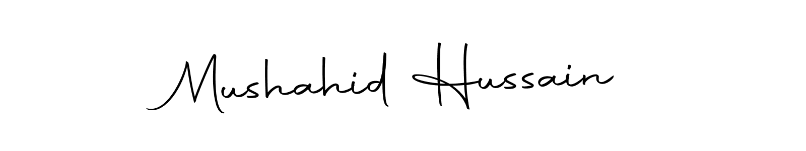 Make a beautiful signature design for name Mushahid Hussain. With this signature (Autography-DOLnW) style, you can create a handwritten signature for free. Mushahid Hussain signature style 10 images and pictures png
