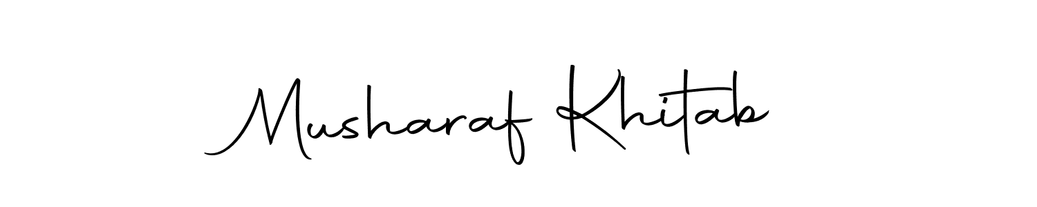Make a beautiful signature design for name Musharaf Khitab. Use this online signature maker to create a handwritten signature for free. Musharaf Khitab signature style 10 images and pictures png