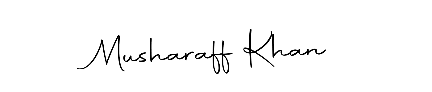 Use a signature maker to create a handwritten signature online. With this signature software, you can design (Autography-DOLnW) your own signature for name Musharaff Khan. Musharaff Khan signature style 10 images and pictures png